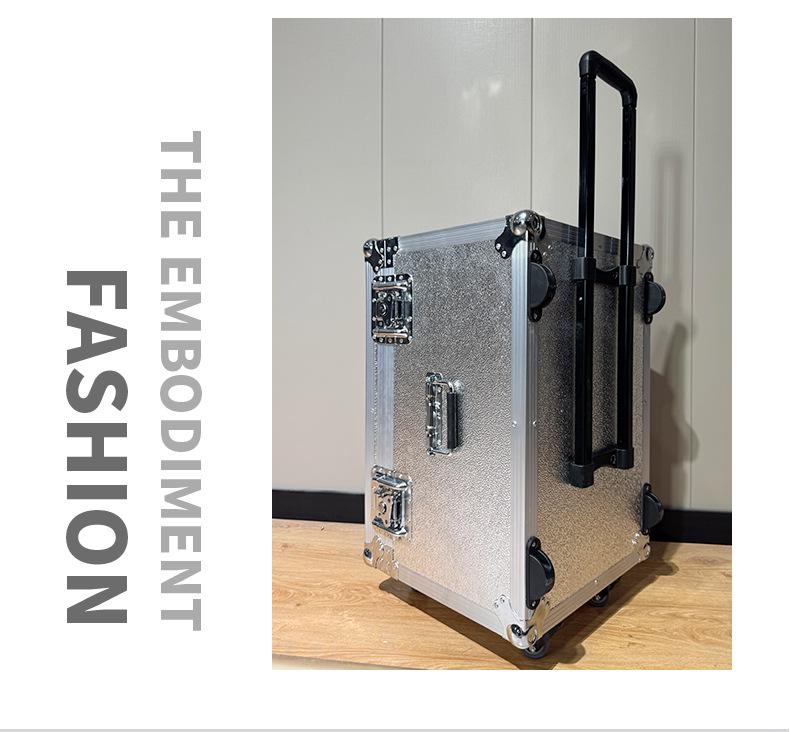 Customized Aluminum Alloy Shockproof Flight Case - Compression-Resistant Instrument Tool Box Trolley
