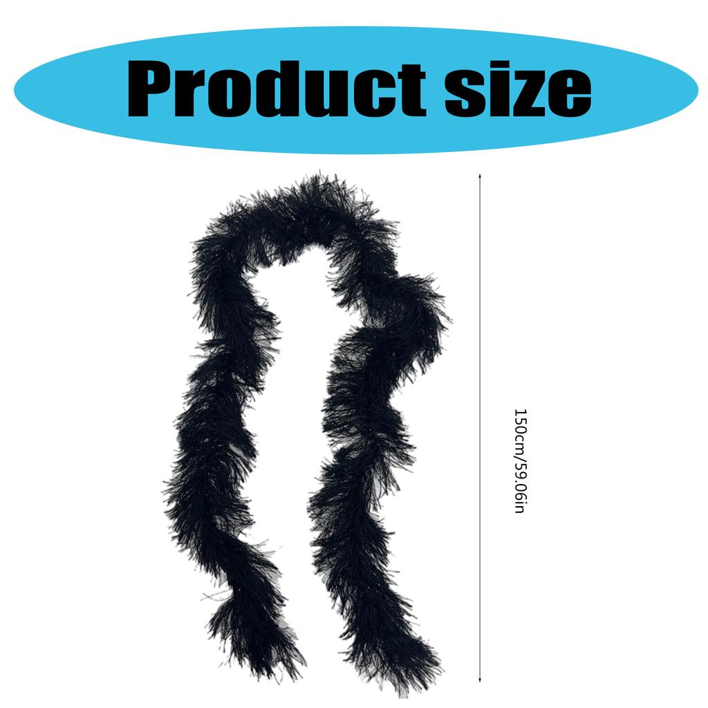 Colorful Boas Decoration for Women Dancing Party Dress up Artificial Boas for Dancing Wedding Party Halloween Cosplay