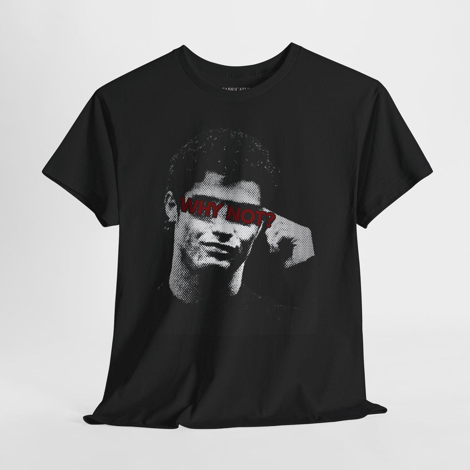 Graphic Tee, Vintage Portrait Shirt, Retro Sports Streetwear Top L