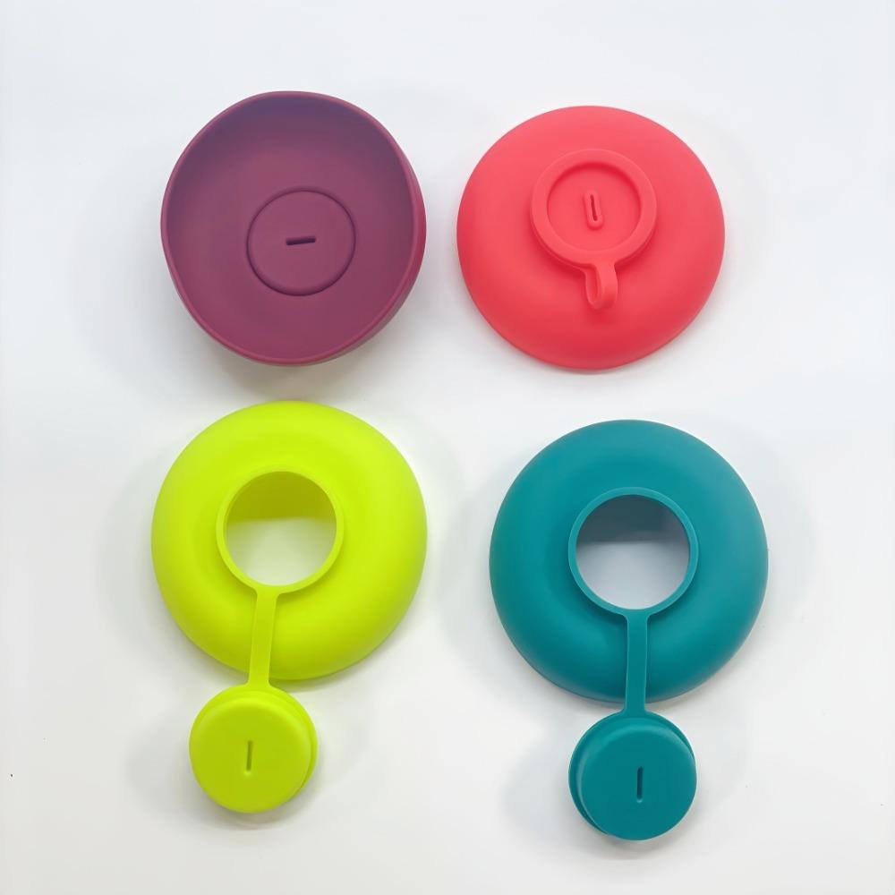 4pcs/set Drip-Proof Popsicle Rack Silicone Anti-Drip Ice Cream Bracket Reusable Portable Popsicle Protector for Kids Ice Cream