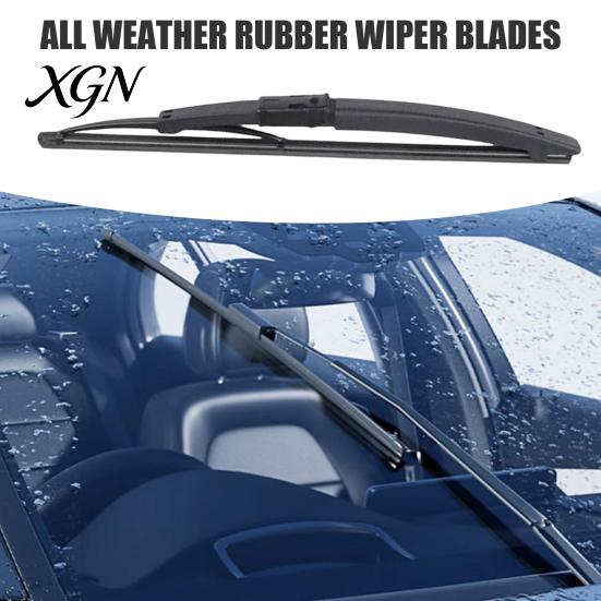 Stille Viskeblad Bageste Viskeblad Arm, 12 Tommer Bagrude Udskiftningsvisker, All-Weather Original Kvalitet Direkte Pasform