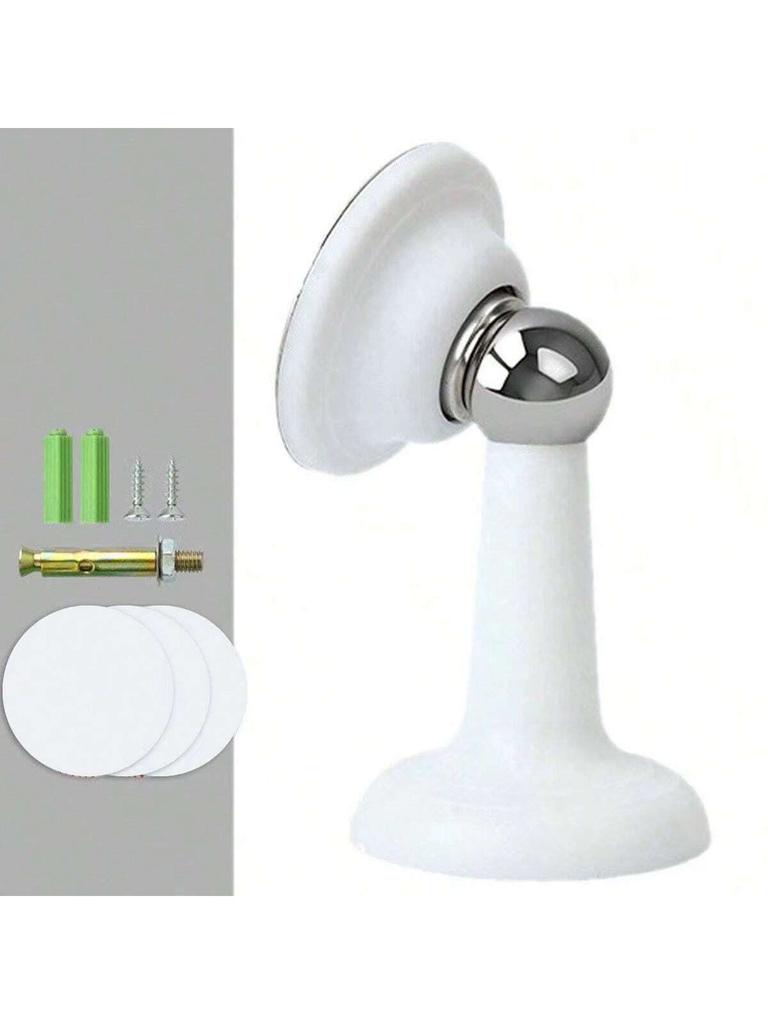 Silicone Anti-collision Door Stopper, Strong Magnetic, Silent Door Stopper, No Punching, Punching, Door Stop for Wall and Floor