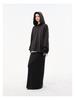 Ultra-Comfortable Knit Wool Blend High-Waist Fishtail Maxi Skirt with Back Slit