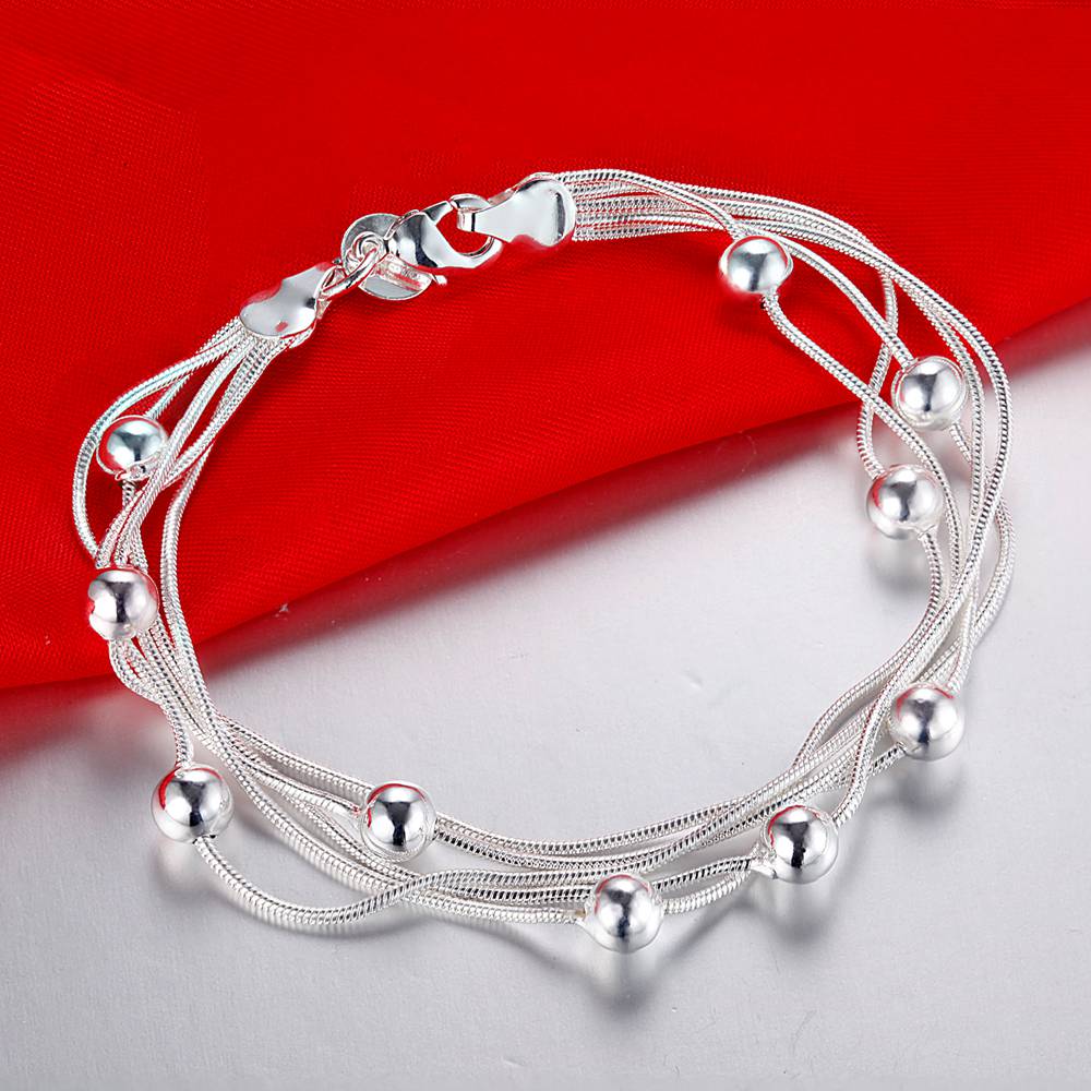 New Bead Heart High Quality Romance Bracelet Chain For Women Engagement Party Wedding Jewelry Gift