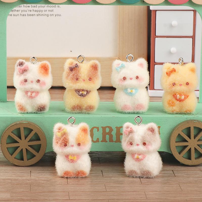 Kawaii Pluszowy Uroczy Kot Breloczek Stado Zwierząt Wisiorek Smycz do Telefonu Wiszący Sznurek Urok Breloki Akcesoria DIY Prezenty dla Dziewczynki