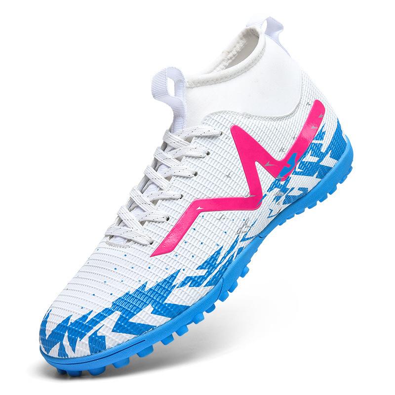 High-top New Football Shoes 2025 Male and Female Adult Students Children's Game Training Shoes TF Broken Nail Football Shoes