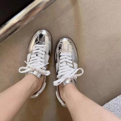 Fashion Lace Up Casual Sneakers Spring Autumn Ladies Footwear Sports Women's Athletic Shoes On Offer Walking Offers Trends 2024 New Sale