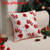 Modern Minimalist Christmas Plush Decorative Pillow Cover Soft Cozy Texture