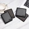 Leather wallet men's short new thin change wallet card bag simple first-layer cowhide wallet