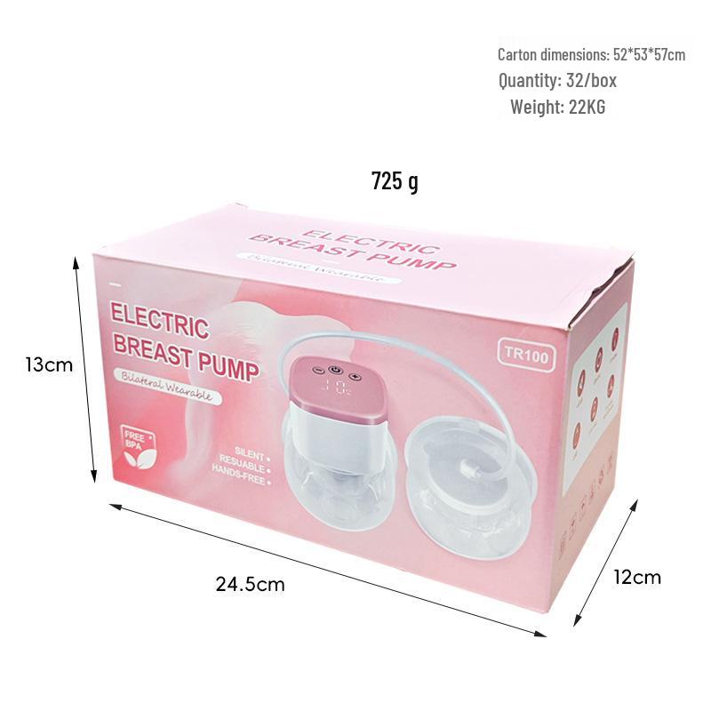 Dual-Motor Portable Wearable Electric Breast Pump with Large Suction and Hands-Free Operation