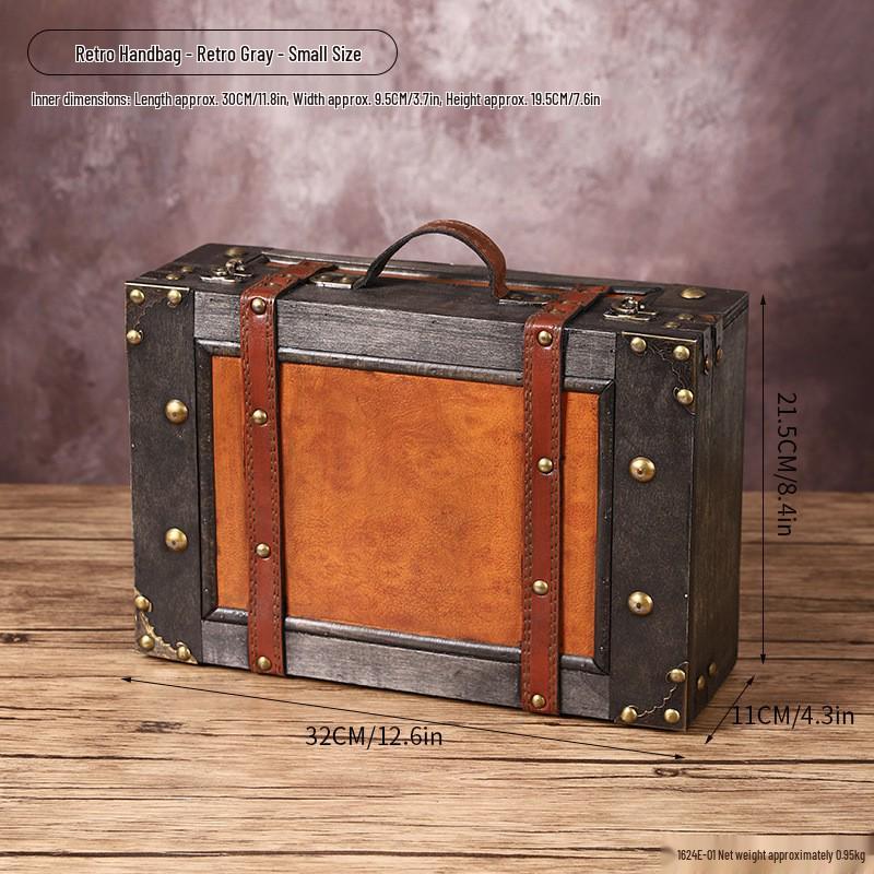 Mala de Mão Vintage: Adereços Antigos e Porta-Documentos