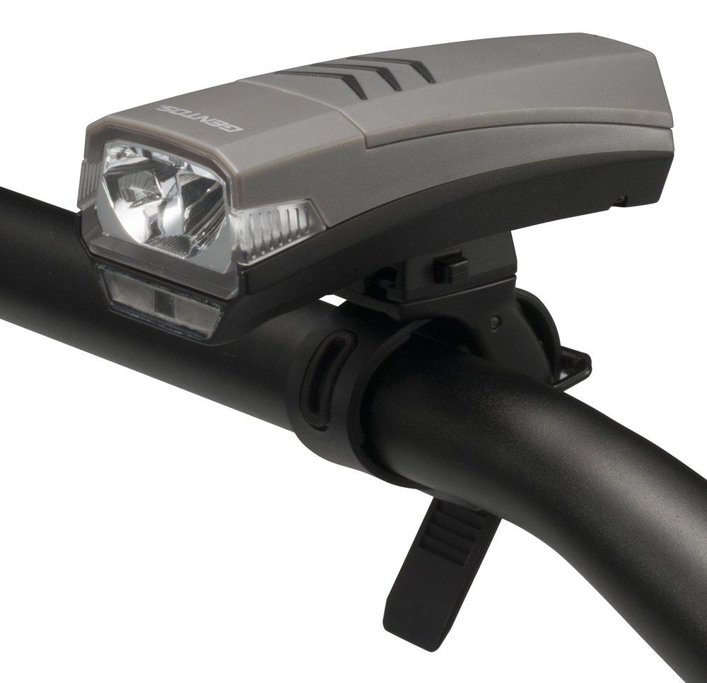 GENTOS LED Bike USB 150 Waterproof and for Road Bikes XB-555LR Light, Rechargeable, Lumens, Splash-Resistant,