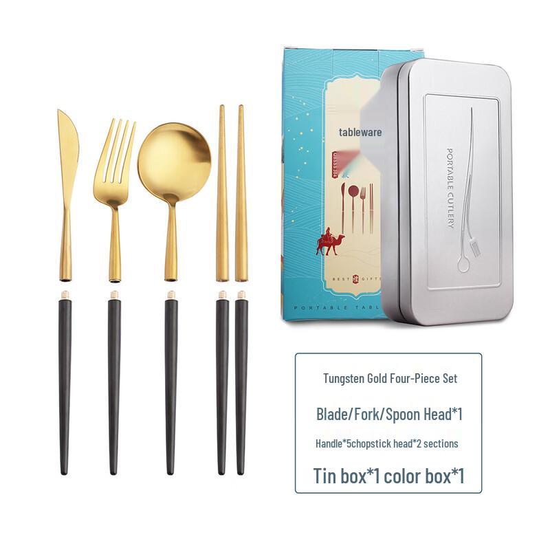 Handon Detachable Portable Stainless Steel Cutlery Set