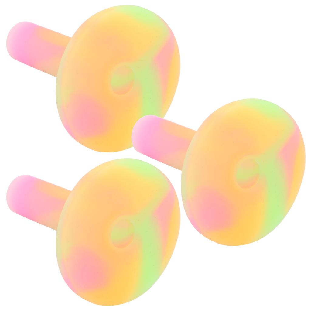 3pcs Rubber Golf Tees Holder Indoor Outdoor Sports Practice Aids Accessories for Golfer