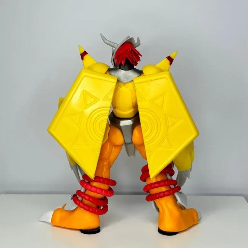 20 см Фигурка War Greymon Аниме Статуэтка Цифрового Монстра Монстр Греймон Фигурка Скульптура Украшение для Гостиной Настольные Аксессуары