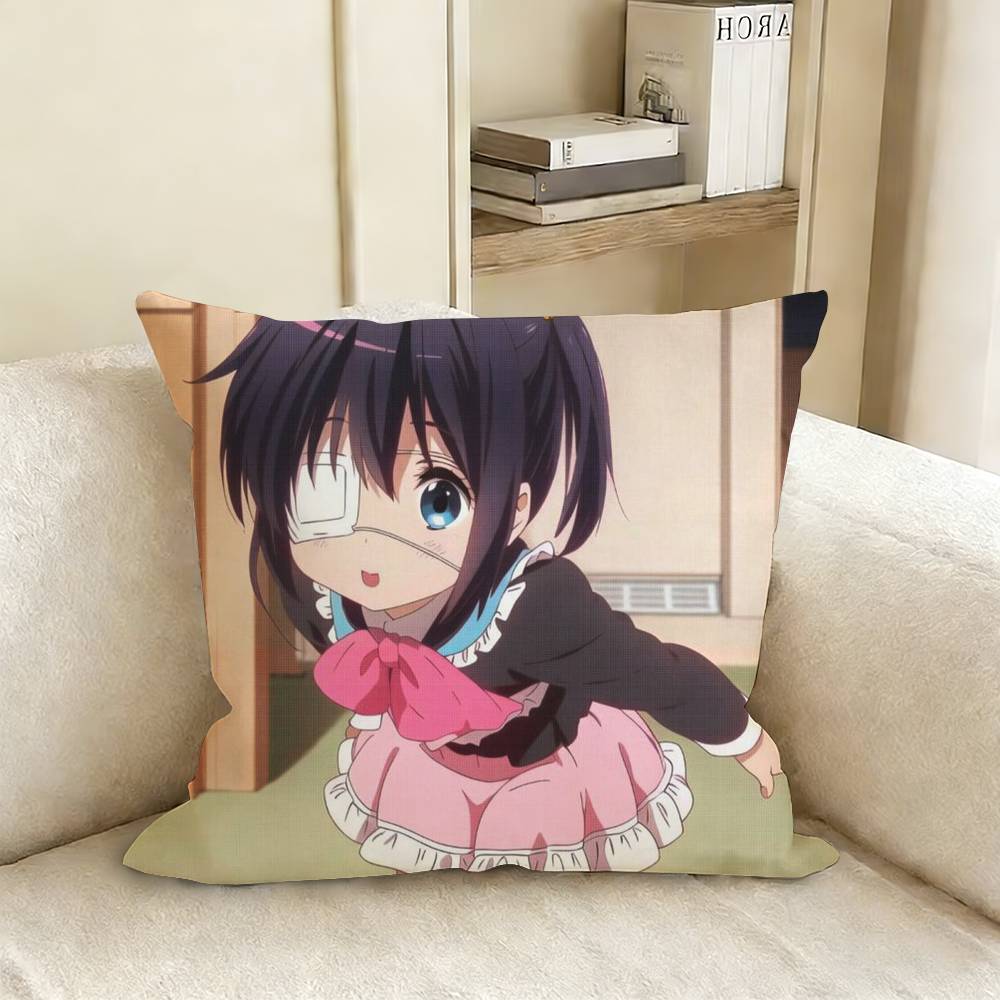 Cute R-Rikka T-Takanashi Pillow Cover Sofa Cushion Cover Home Room Decoration Children Gift