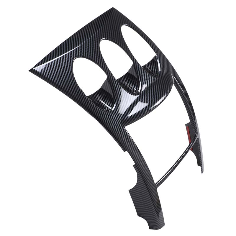 

For Nissan 350Z 2003-2006 ABS Carbon Fiber Central Control Navigation Clock Panel Decorative Sticker Car Interior Accessories