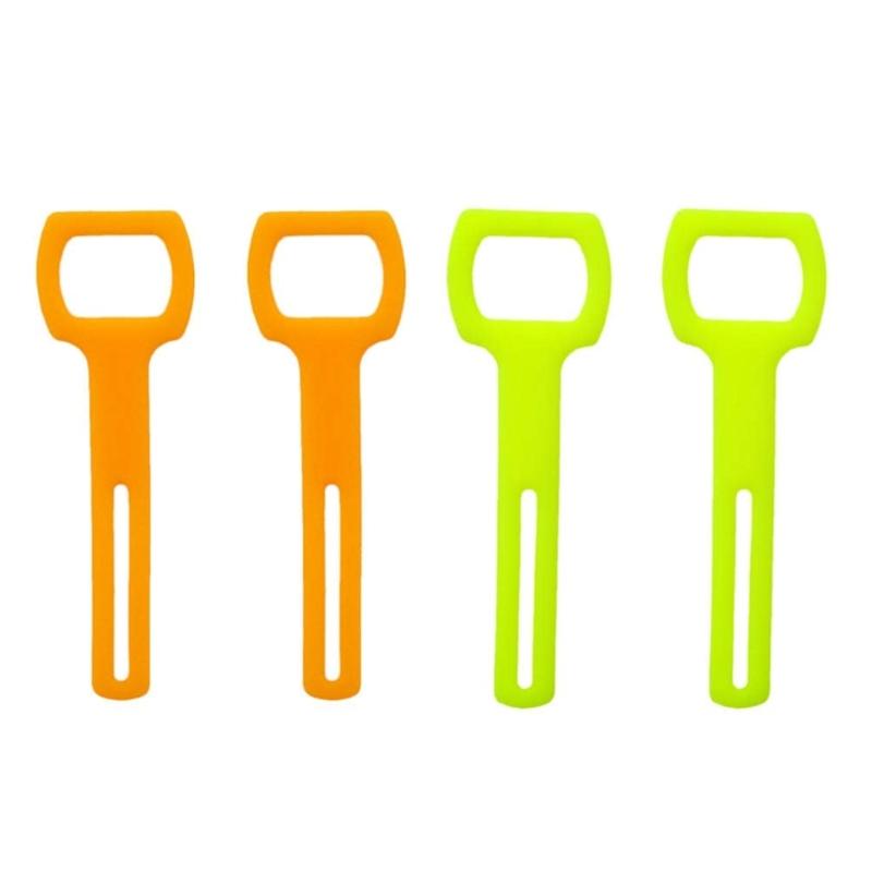 

4pack Fluorescent Silicones Regulator Holder Scubas Diving Octopuses Holder for Enhancing Safe Underwater 1