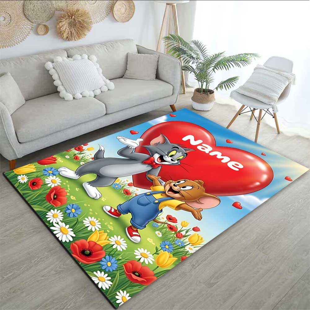 Warner Bros. Funktioniert (46) Personalisieren Sie Ihren Namens-Teppich, Ihr Bürostuhl-Kissen, Ihr Geschenk für Schlafzimmer und Wohnzimmer zu Hause.