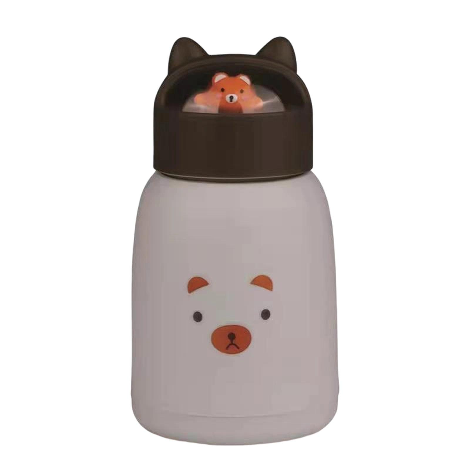 

Portable Cute Animal Water Bottle for Students Korean Style Small Pet Design Leak Proof Durable Material Suitable for Daily Use and Outdoor Activities one size