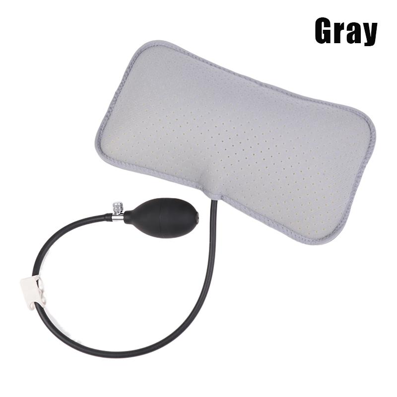 Inflatable Lumbar Support Cushion Portable Neck Shoulder Posture Correct Massage Pillows Orthopedic Design For Back Pain Relief