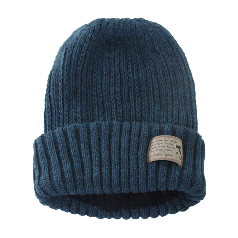 ICHIYON Winter Knit Italian Yarn with Brand Name Stylish Knit Hat [14+ PLUS] Women's Hat, Tag, Fall/Winter, Snowboarding, Knit, Hiking,