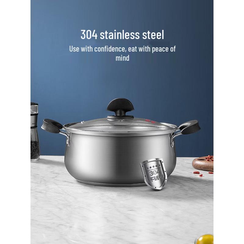 COOKER KING 304 Stainless Steel 20cm Soup/Milk Pot