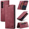 Premium Vintage Leather Wallet Case for Samsung Galaxy S23+ / S23 Plus- Flip Cover with Card Slots, Shockproof Retro Style (4 Colors)