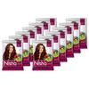 Pudră Naturală de Henna Nisha Culoare Păr Nuanță Căprui Natural Colorant Herbal Balsam pentru Păr Mătăsos Strălucitor Moale Bărbați Femei 25g X Pachet de 12