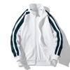 Cardigan Hoodie Herren Einfarbig Jacke Lässig Sport Reißverschluss Stehkragen Kleidung