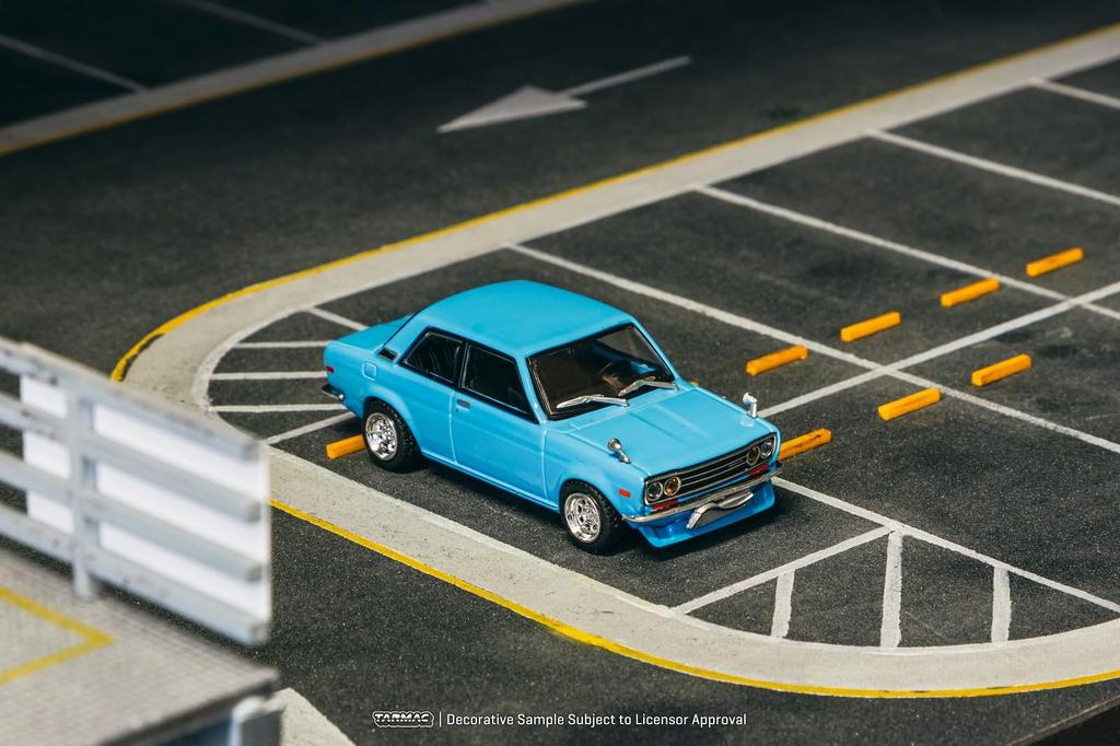 TARMACWORKS Datsun 510 Light Blue Completed Product 1/64 T64R-052-LB
