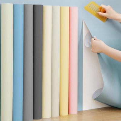 Pvc Self-Adhesive Wallpaper Continuous Waterproof Brick Wall Stickers Living Room Bedroom Children's Room Home Decoration