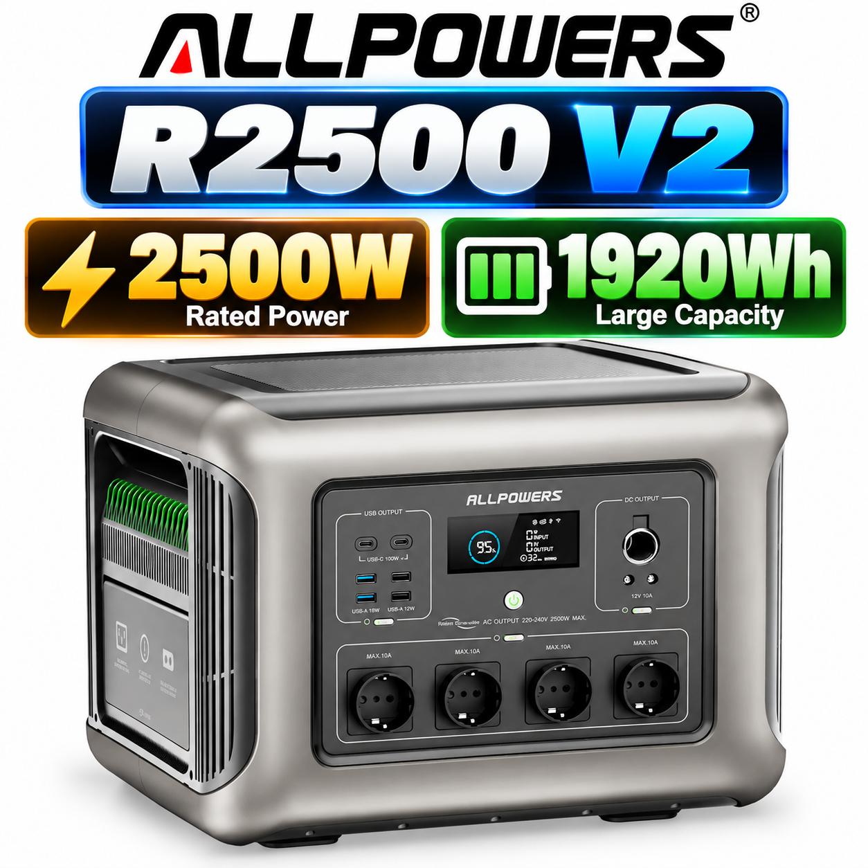 ALLPOWERS R2500 V2 Portable Power Station