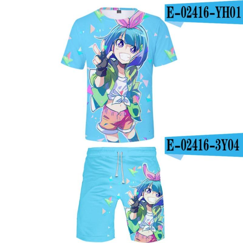 

Комплект из 2 предметов для мальчиков и подростков, летний динамичный модный черный и красный с принтом паука, легкая футболка с круглым вырезом и шорты с карманами, повседневный костюм 160