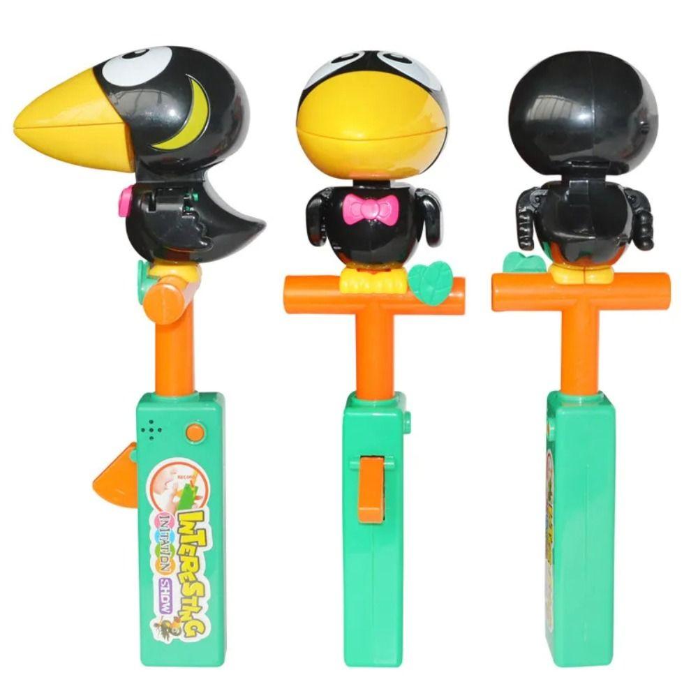 Imitate Electric Talking Parrot Talking Record Recording Talking Toys Cute Talking Crow Toy  Baby