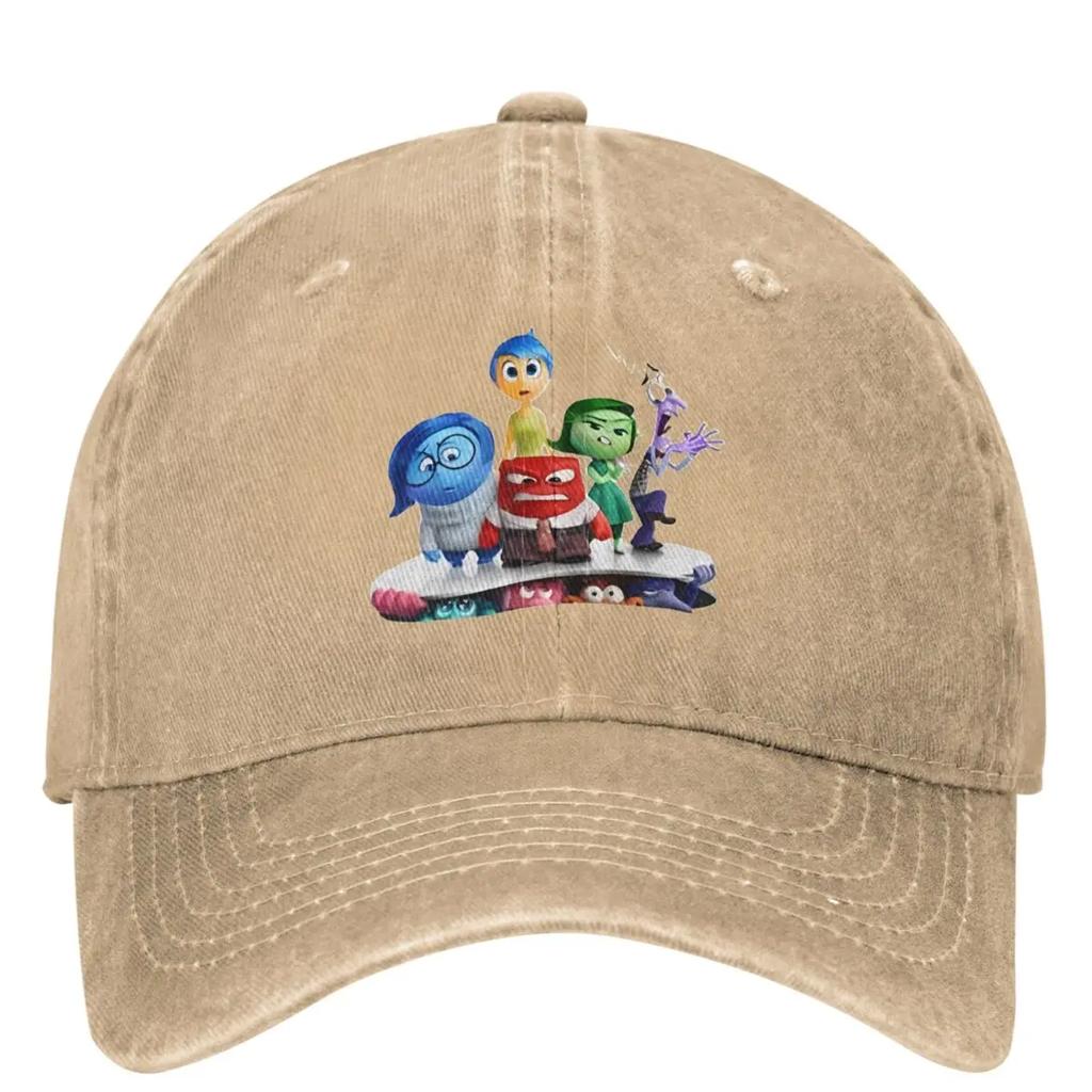 Anxiety Inside Out Baseball Cap Outdoor Sports y2k Funny Hip Hop Hats Men Adult Casual Sunscreen Baseball Caps