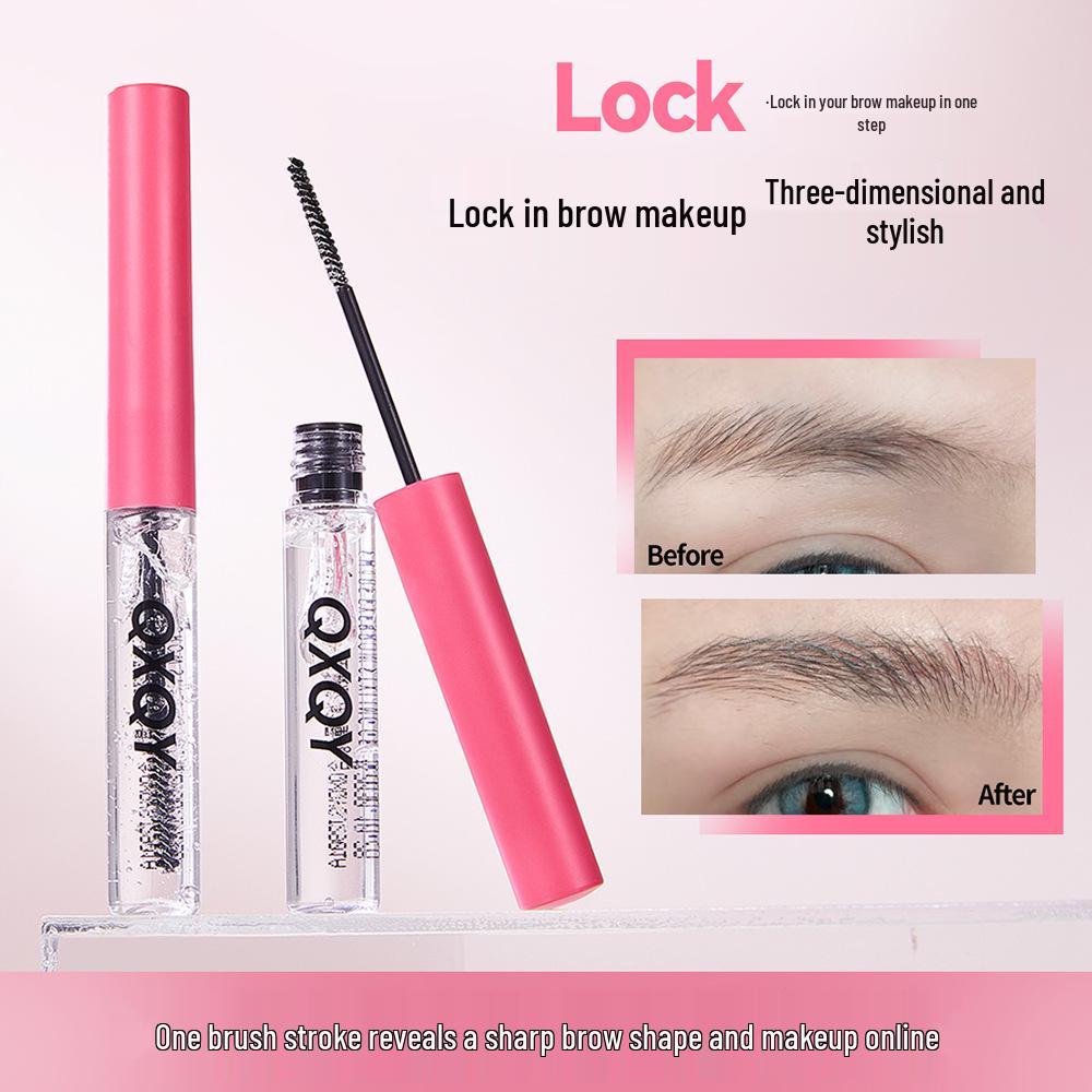 

QXQY Quick-Dry Waterproof Eyebrow Gel - Transparent, Sweatproof, Smudge-Resistant Styling Liquid
