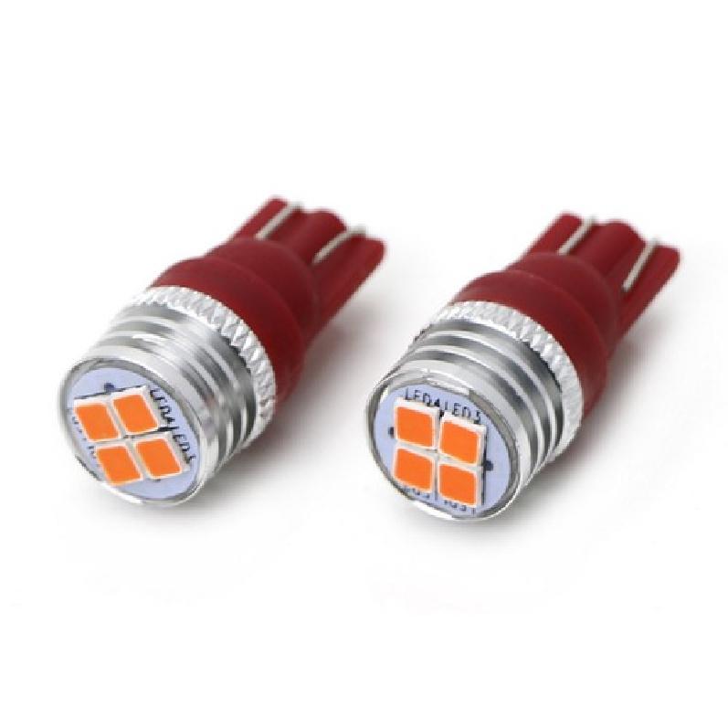 Red 4-SMD LED Bulbs For Ford Chevy GMC Etc High Mount 3rd Brake Stop Light Lamp
