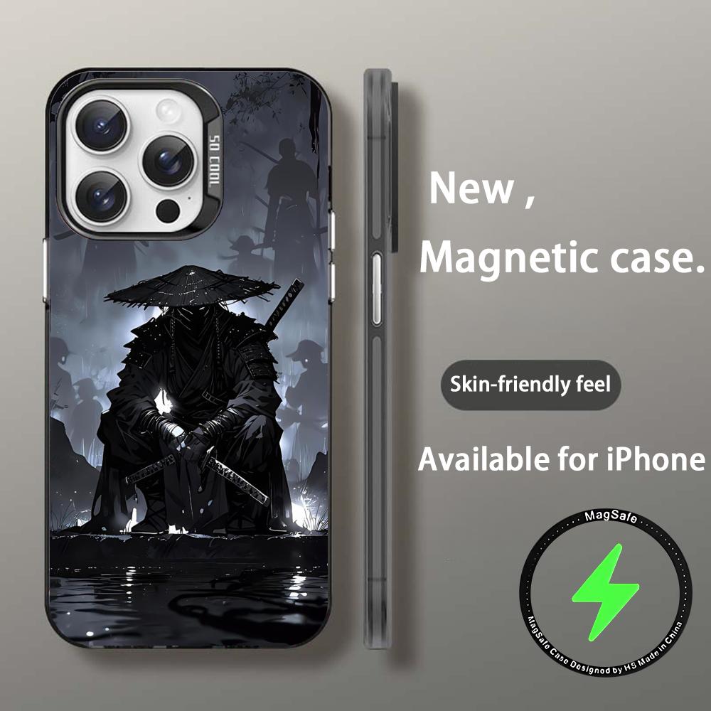 new game Nioh 3 Phone Case black Magnetic IMD Colorful Silver case for iPhone 17 16 e 15 14 13 12 11 Pro Max Plus iPhone 12 Pro Max