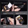 Ultra-Thin Compact Foundation Brush With Mirror Box 2Pcs Flat-Head Makeup Brush No Trace Professional Makeup Artist Beauty Tools