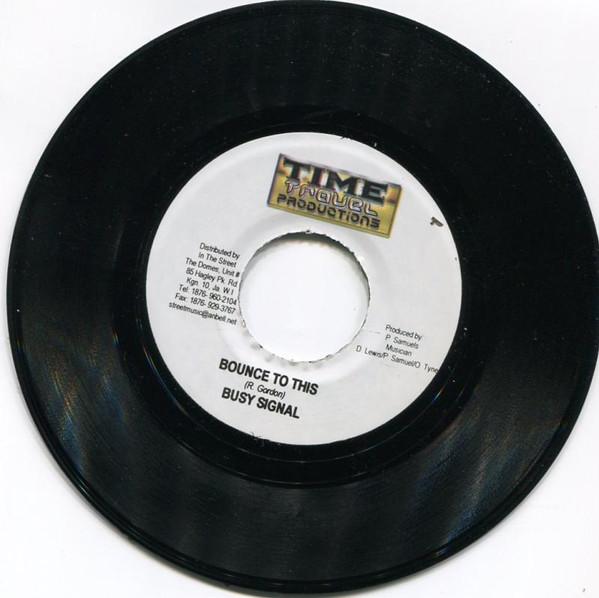 

7-дюймовая пластинка ЗАНЯТО / NICKY B - Bounce To This / Swarm Me НЕТ Времени для путешествий Pro 2006 Ямайка Регги, Ска и Даб Б/У