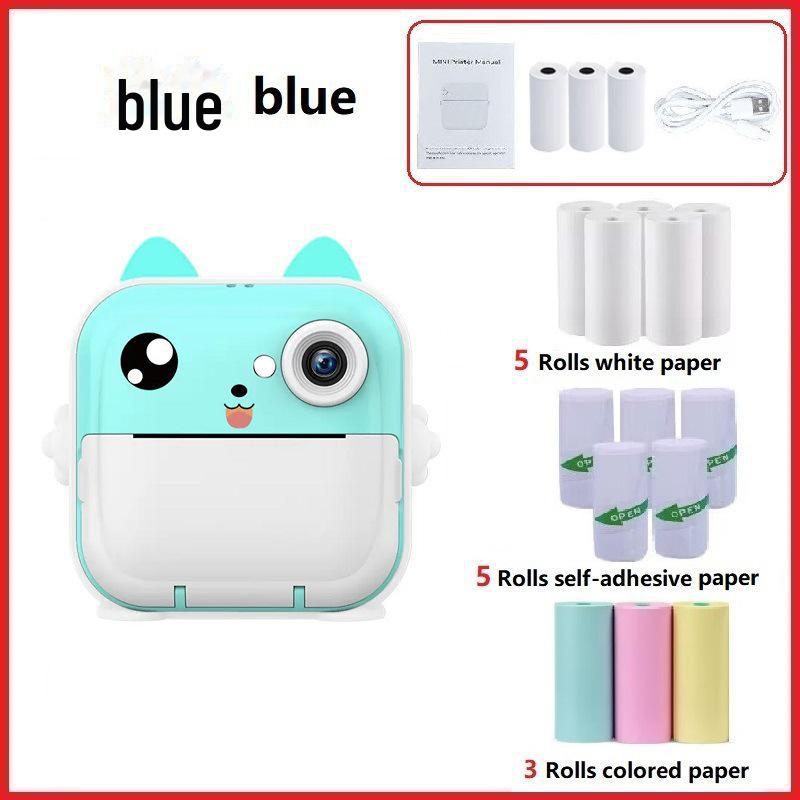 Q5 Mini Impressora Polaroid Transfronteiriça e Câmera Digital para Crianças - Impressão de Fotos em Alta Definição.