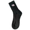 Shawn Yue Style Men's Polar Bear Embroidered Cotton Socks - Black & White Mid-High Length