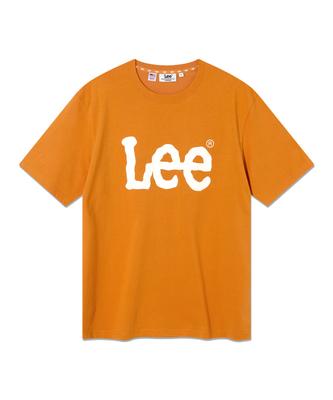 LEE Big Twitch Logo Short Sleeve T-Shirt Orange