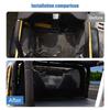 Couverture d'Isolation en Cuir pour Coffre de Voiture Anti-Coup de Soleil Pour Jeep Wrangler TJ 1997-2006 Accessoires Extérieurs, Protection UV