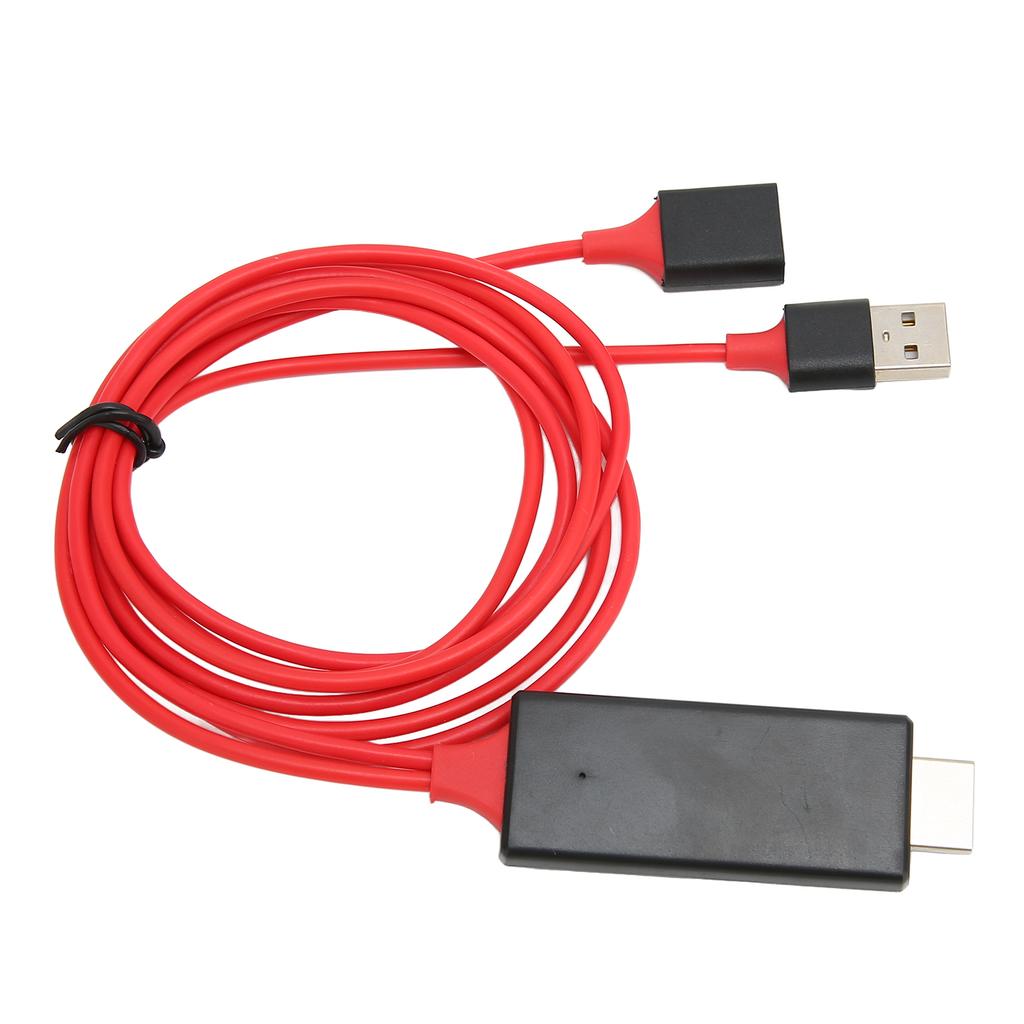 HDTV Cable Adapter 1080P HD Multimedia Interface Cable Adapter for TV Display Projector