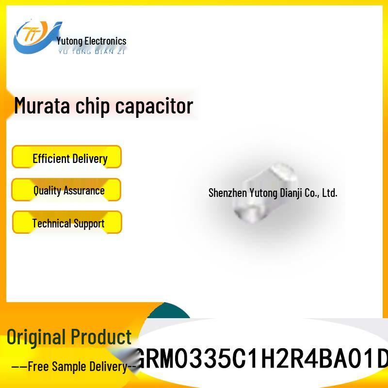 

Murata 0201 2.4pF COG 50V Ceramic Chip Capacitor GRM0335C1H2R4BA01D 0.1pF