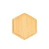 5pcs Creative Bamboo Coasters Heat-resistant Tea Cup Mats Crafts Anti Scalding Pad  Bowl