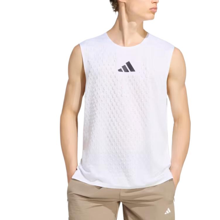 adidas Hybrid Elite Climacool 3D Round Neck Comfortable Solid Color Vest Men Tops LF6463