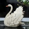 Heat Activated Color Changing Swan Tea Pet Resin Figurine for Tea Ceremony Desk Decoration Feng Shui Ornament Gift